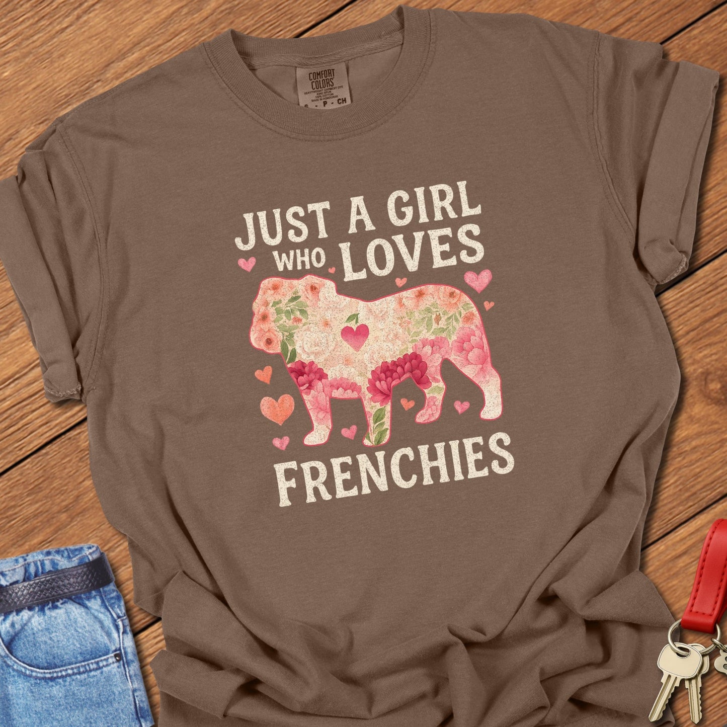 Frenchie Girl T Shirt