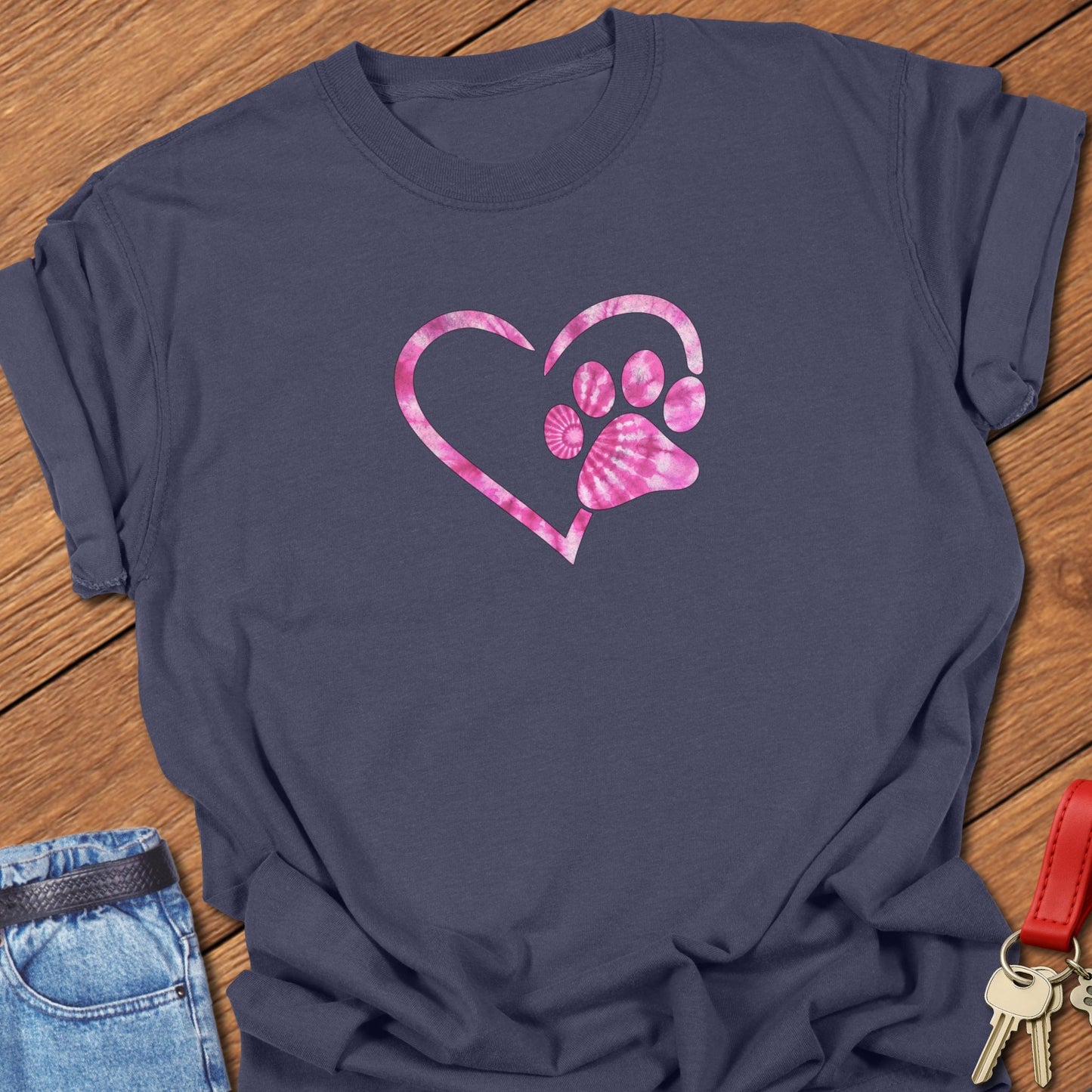 Frenchie Heart T Shirt