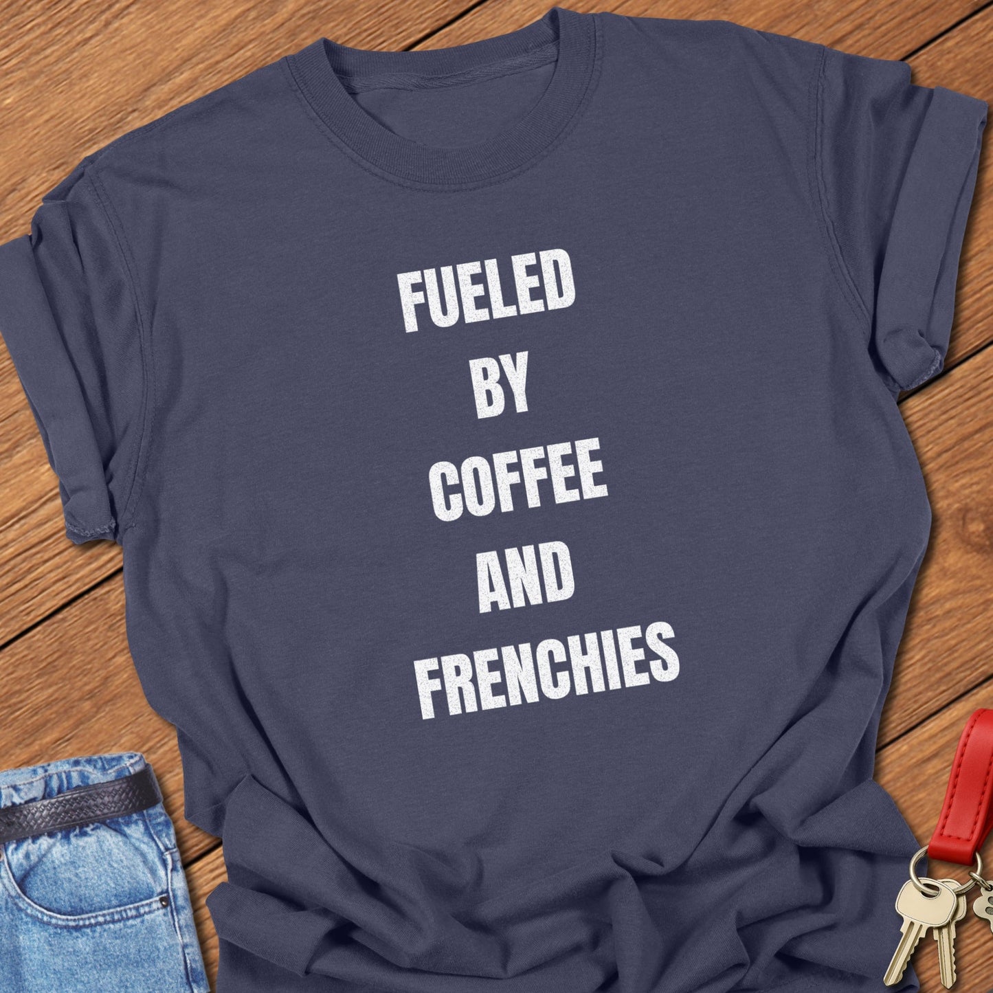Frenchie Coffee T Shirt