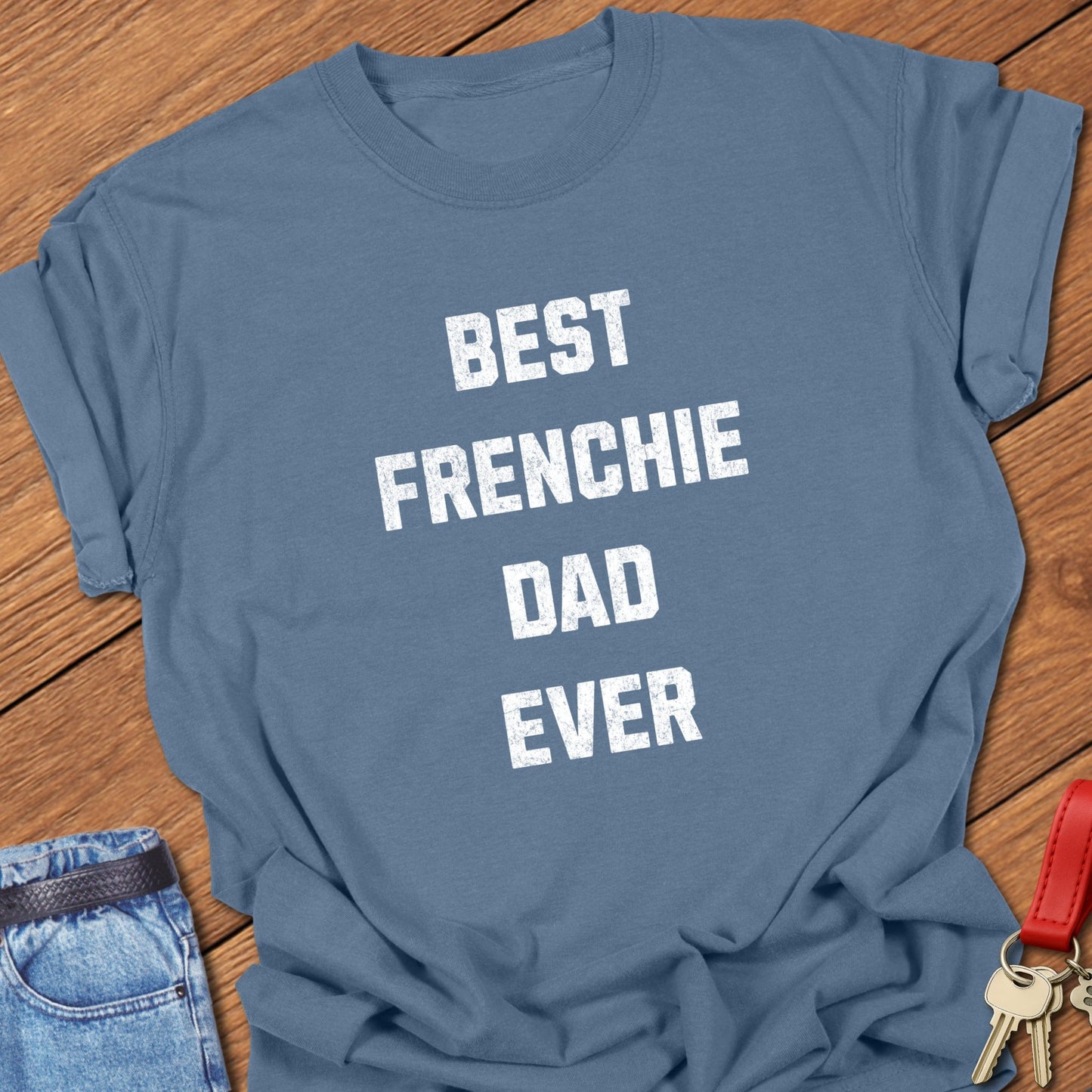 Frenchie Dad T Shirt