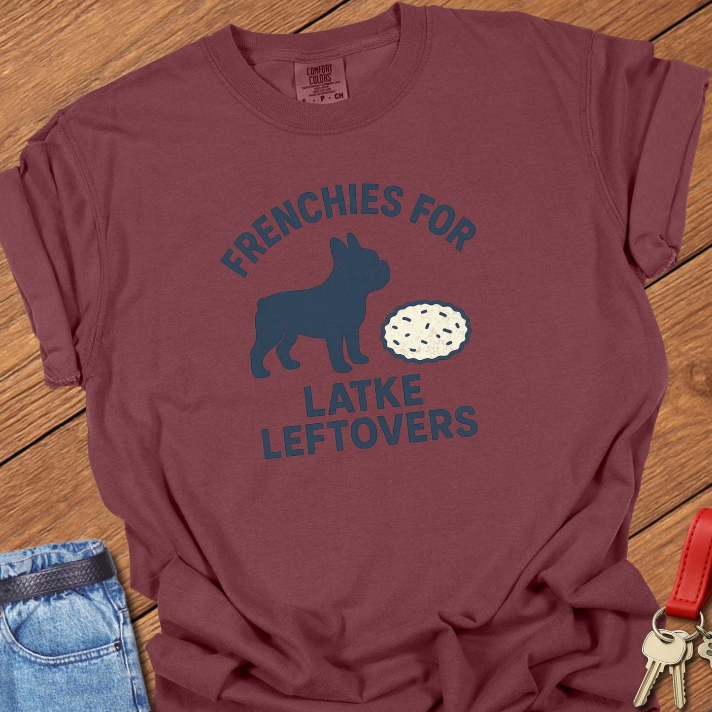 Frenchie Latke Love T Shirt