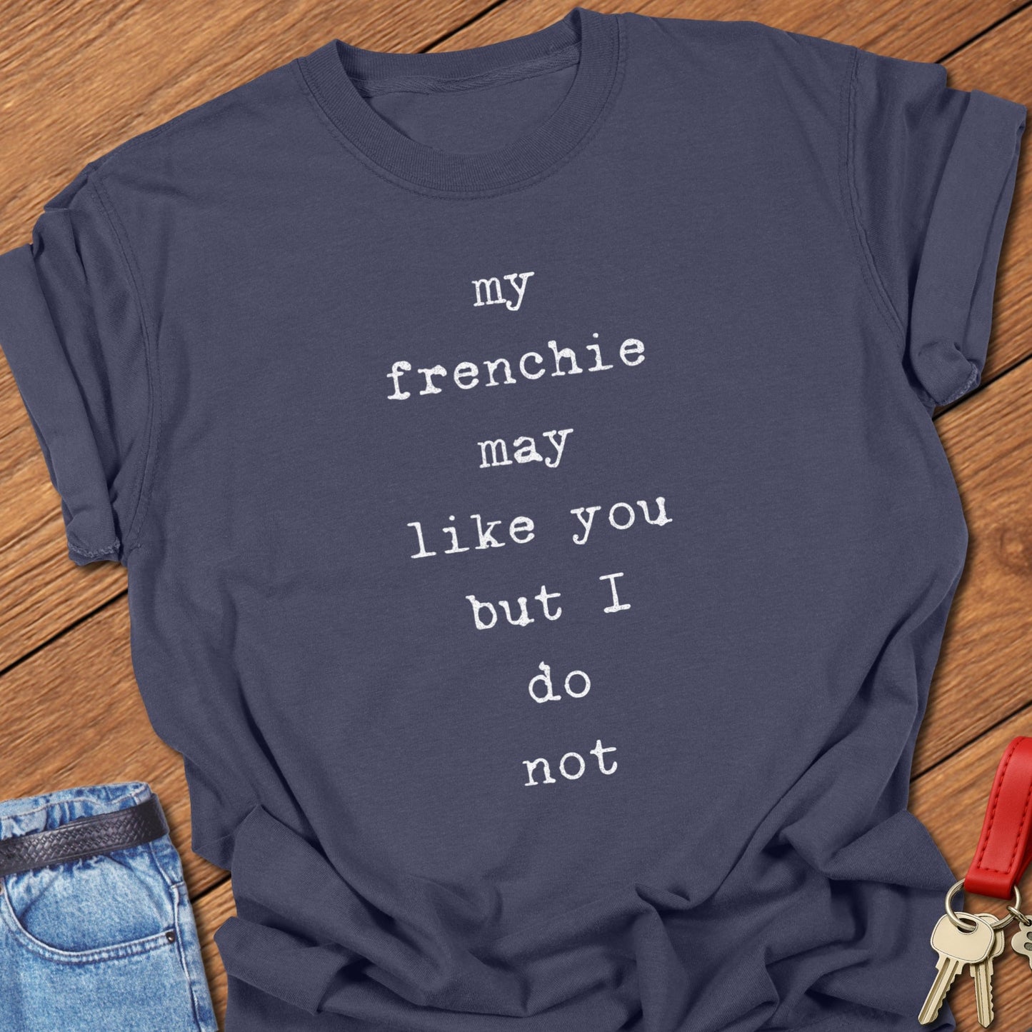 Frenchie Wit T Shirt