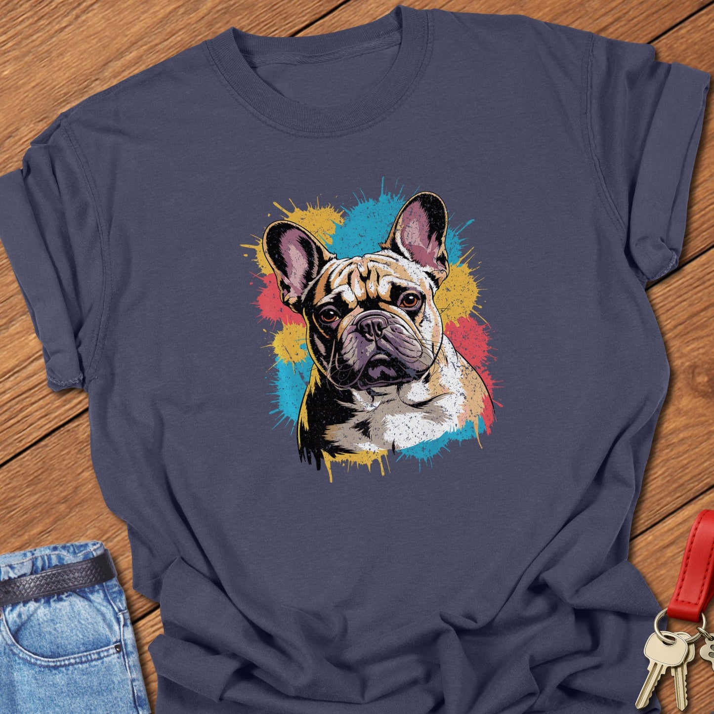 Painted Frenchie T Shirt