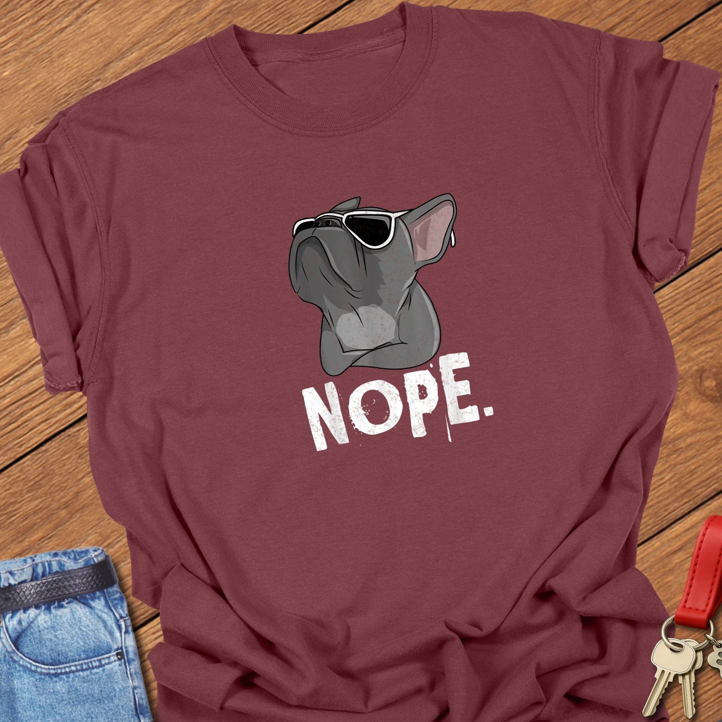 Stubborn Frenchie T Shirt