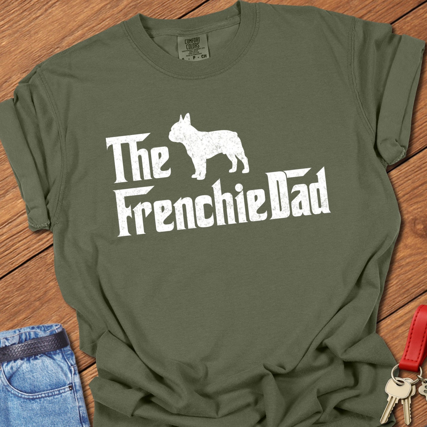 Frenchie Dad T Shirt