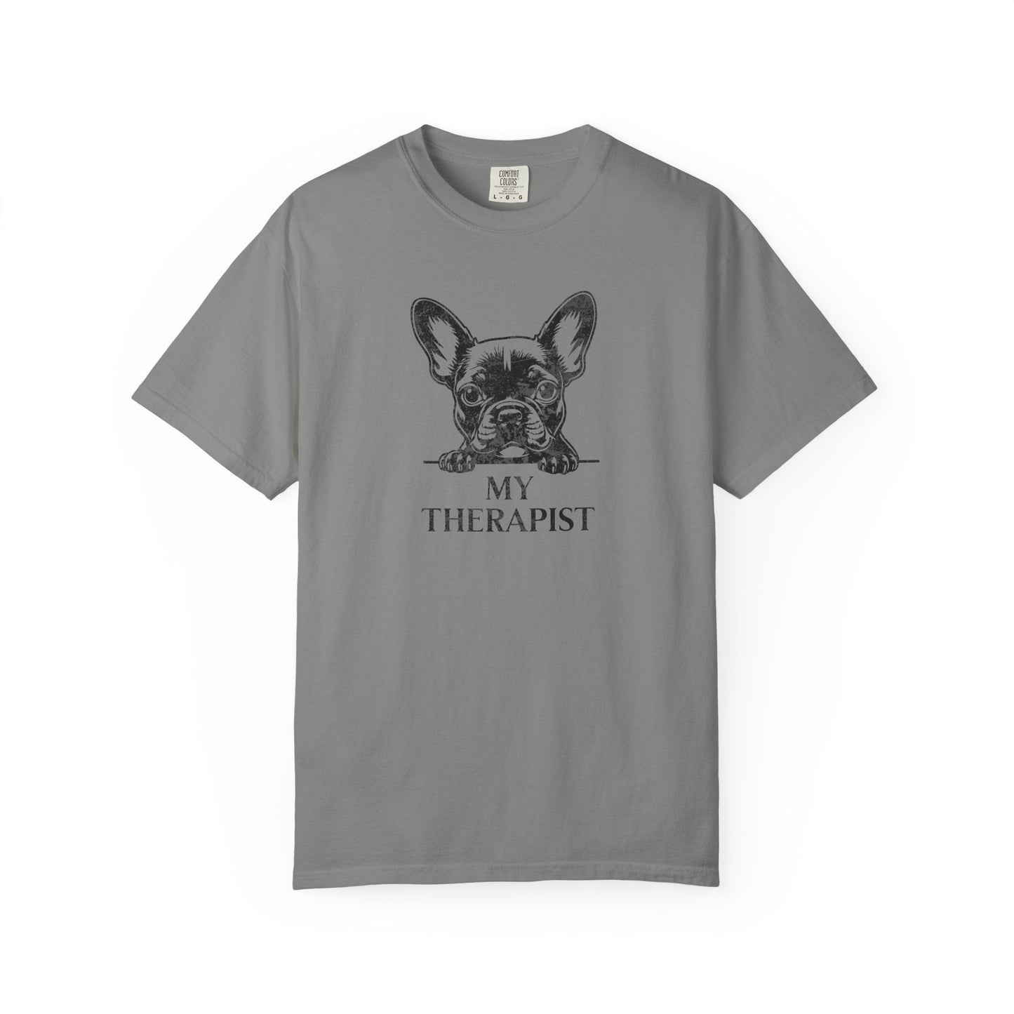 Frenchie Therapy T Shirt