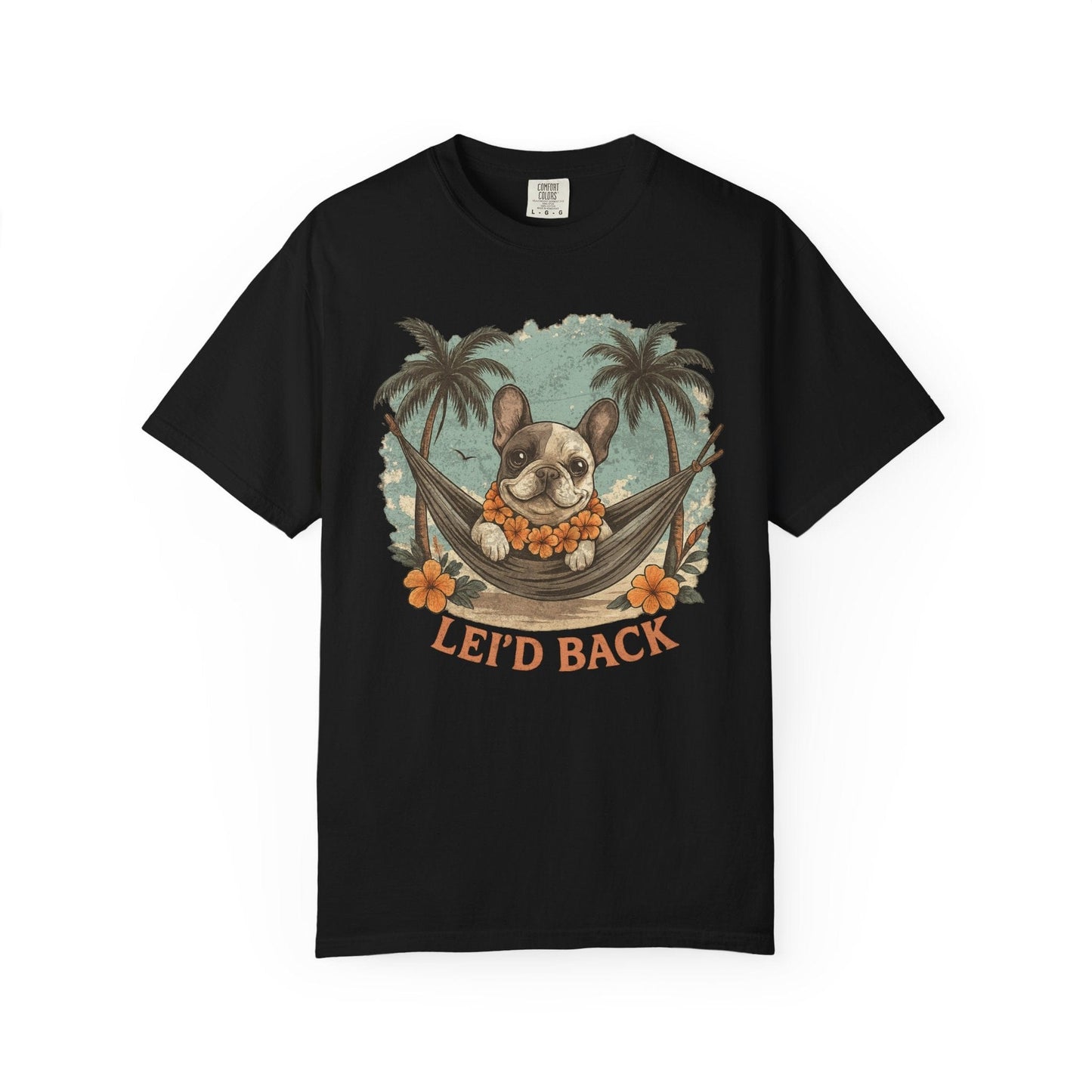 Tropical Frenchie T Shirt