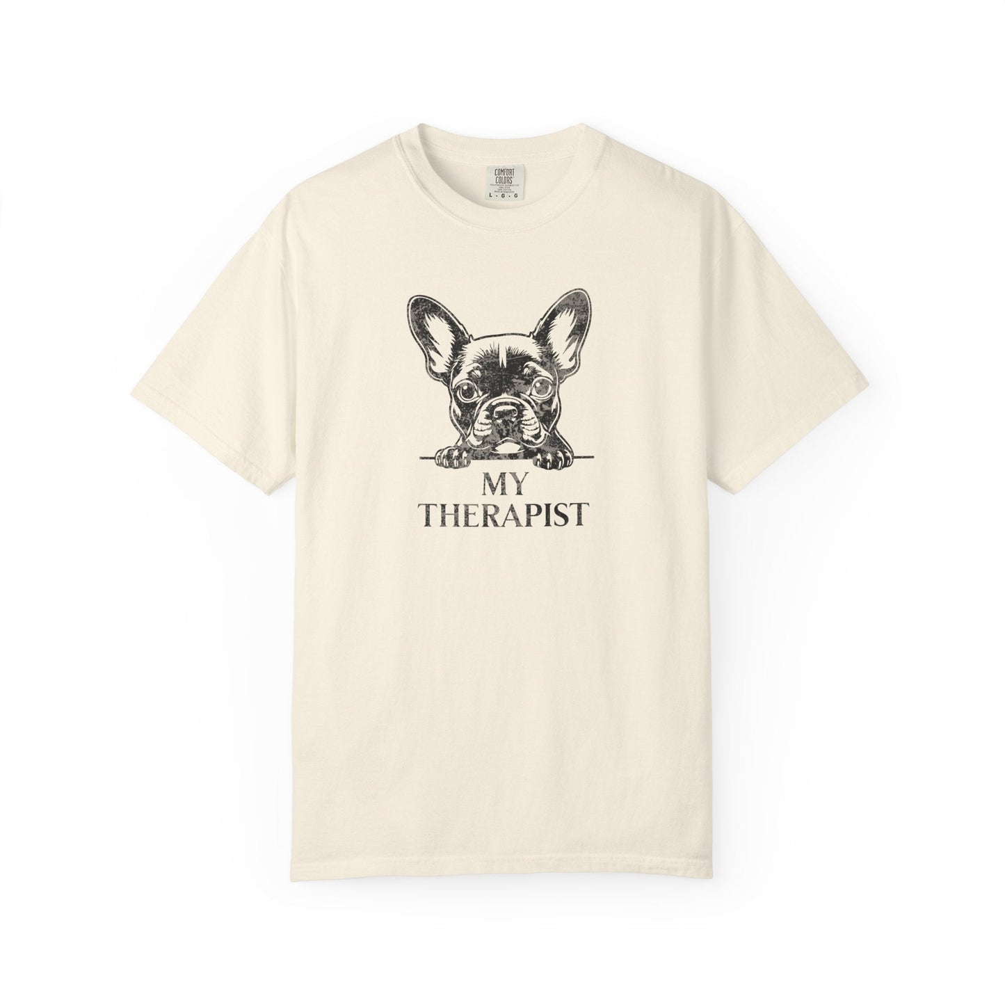Frenchie Therapy T Shirt