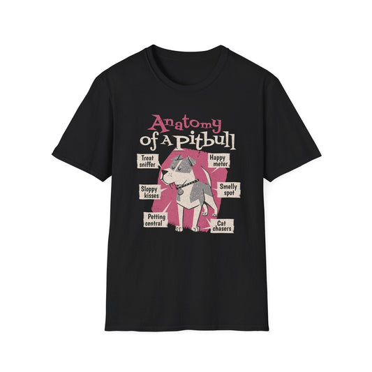 Anatomy of a Pitbull T Shirt