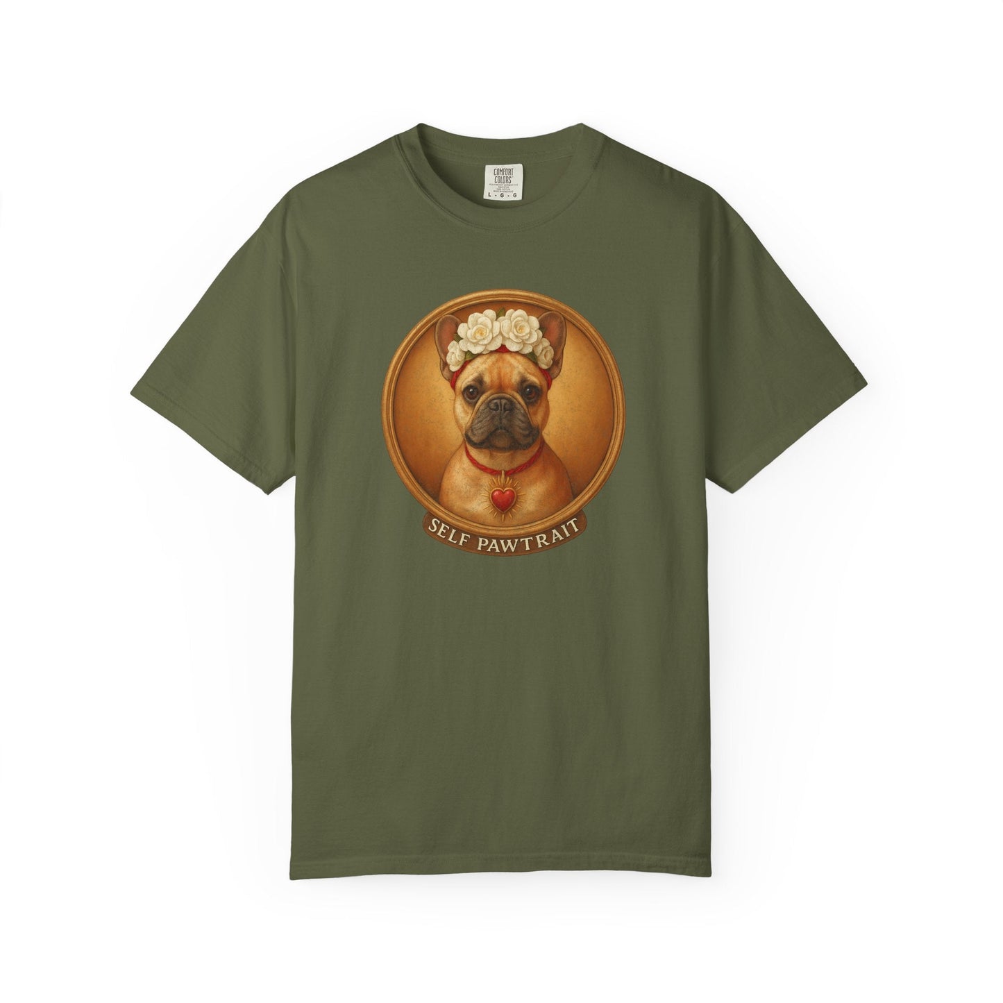 Frenchie Portrait  T Shirt