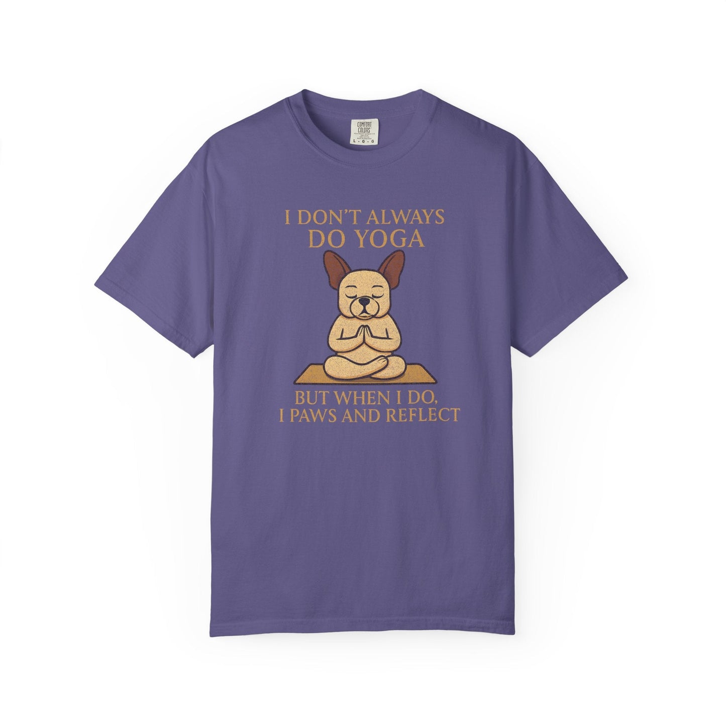 Frenchie Yoga T Shirt #2