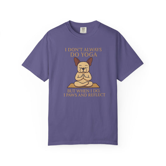 Frenchie Yoga T Shirt #2
