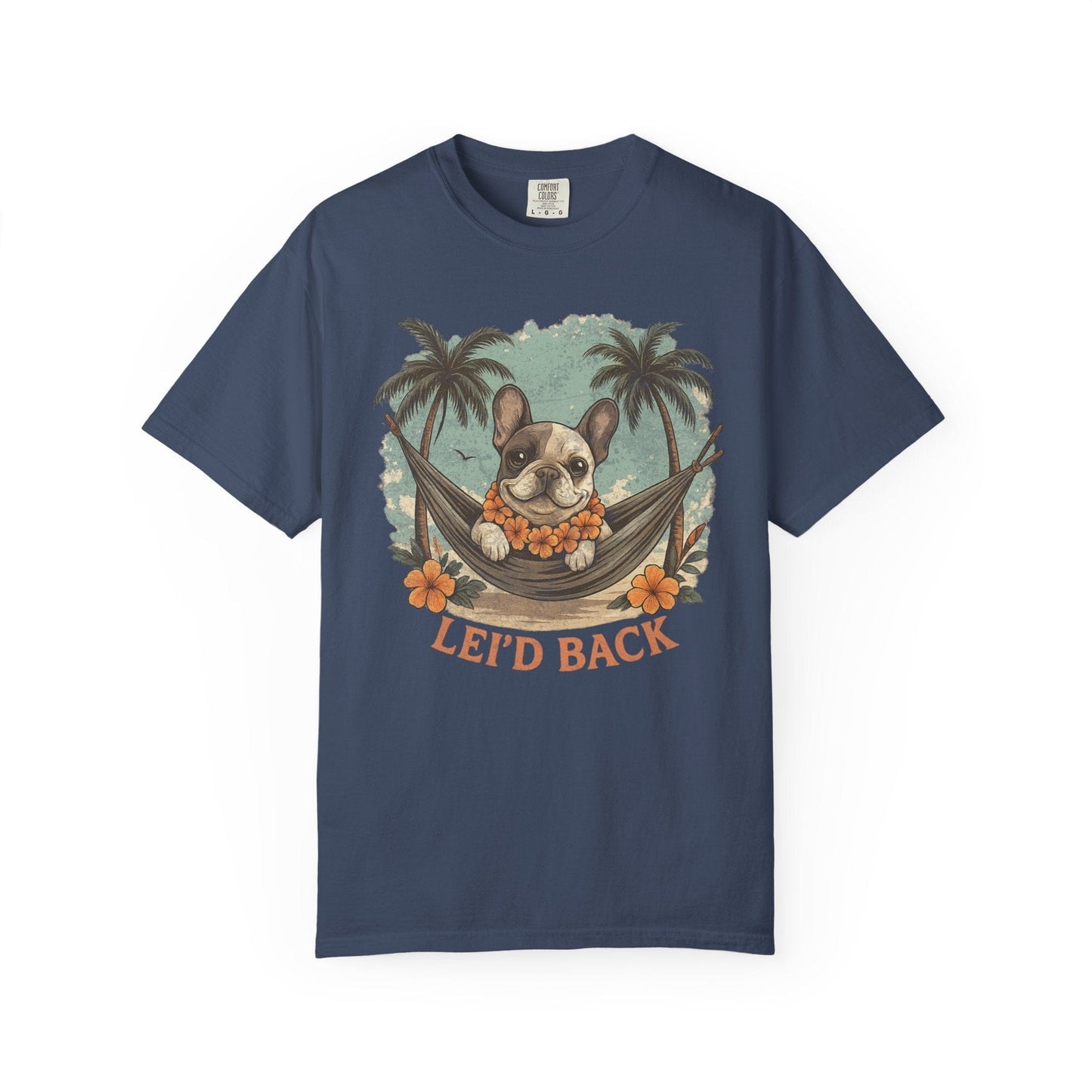 Tropical Frenchie T Shirt