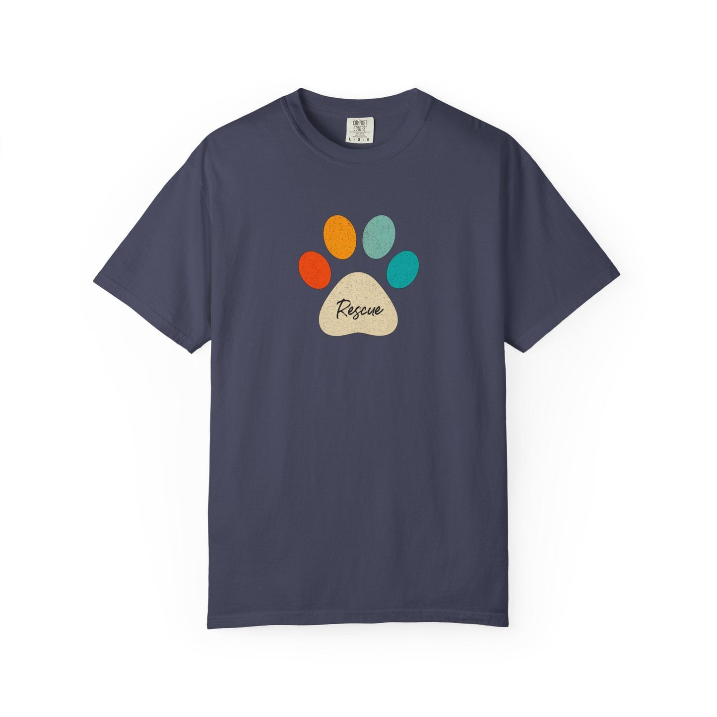 Frenchie Rescue Paw T Shirt