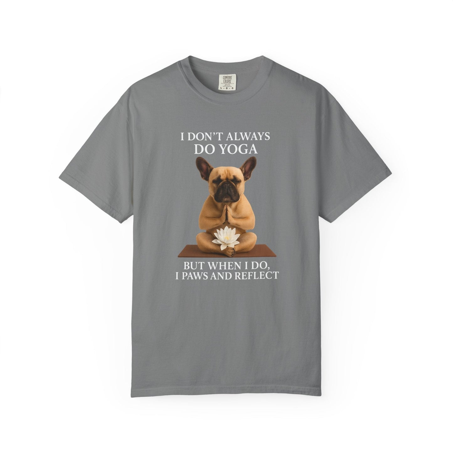 Frenchie Yoga T Shirt #1