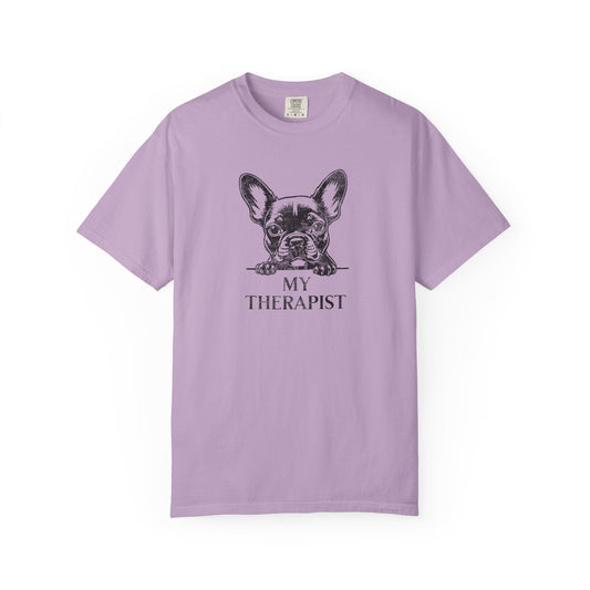 Frenchie Therapy T Shirt