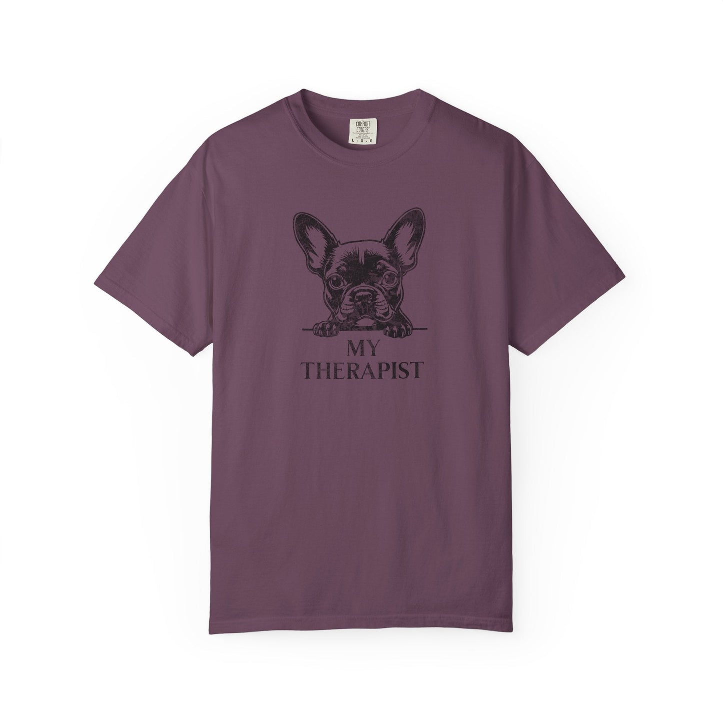 Frenchie Therapy T Shirt