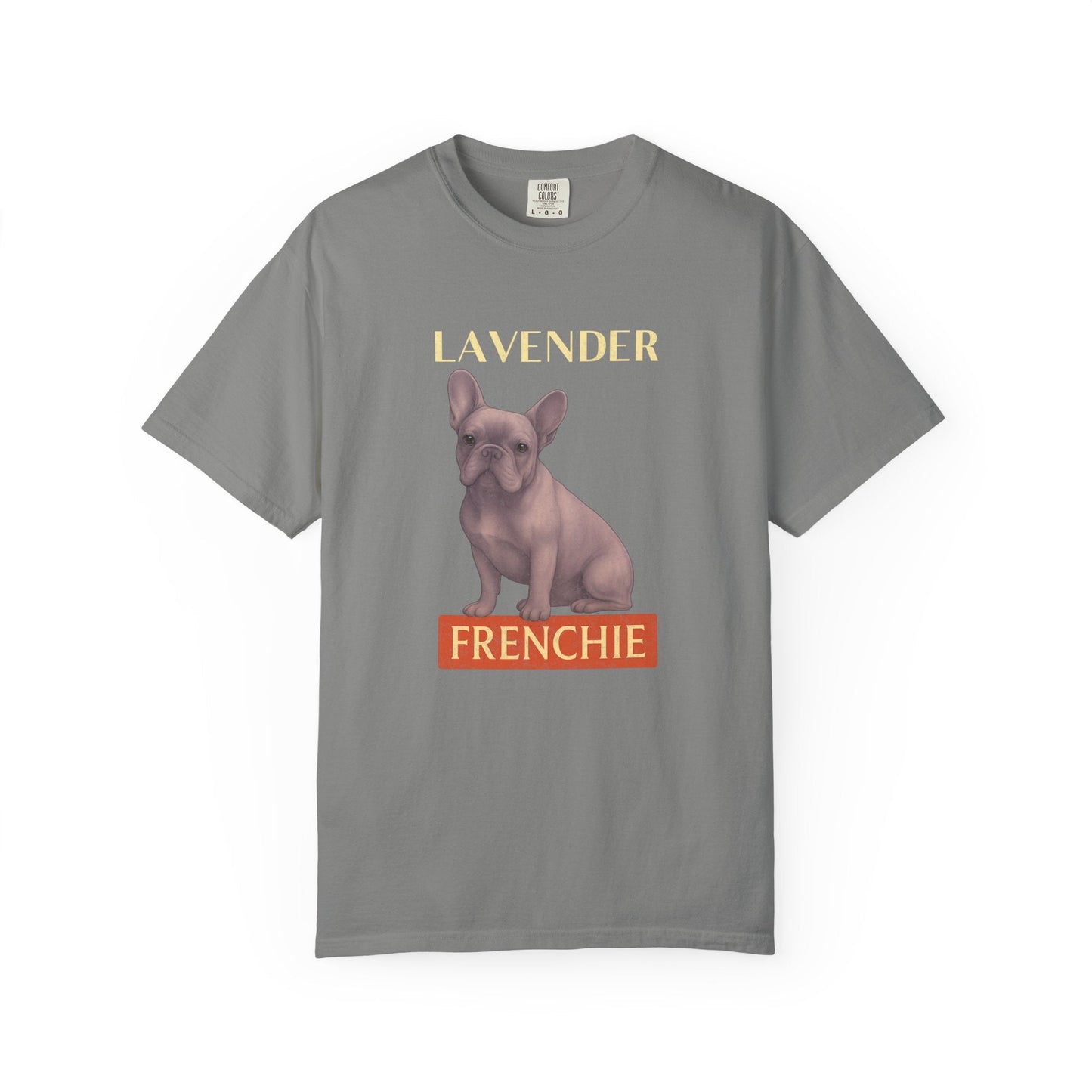 Lavender Frenchie T Shirt