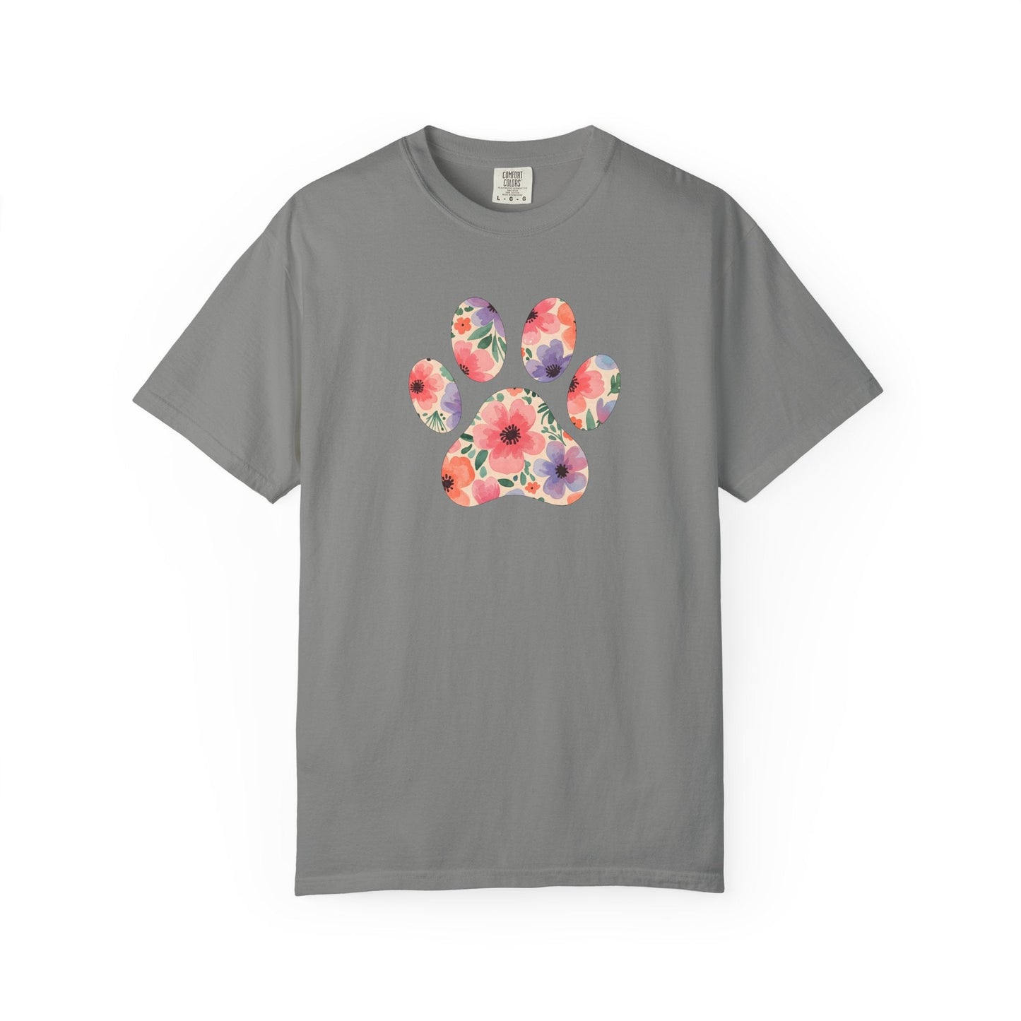 Frenchie Flower Paw T Shirt