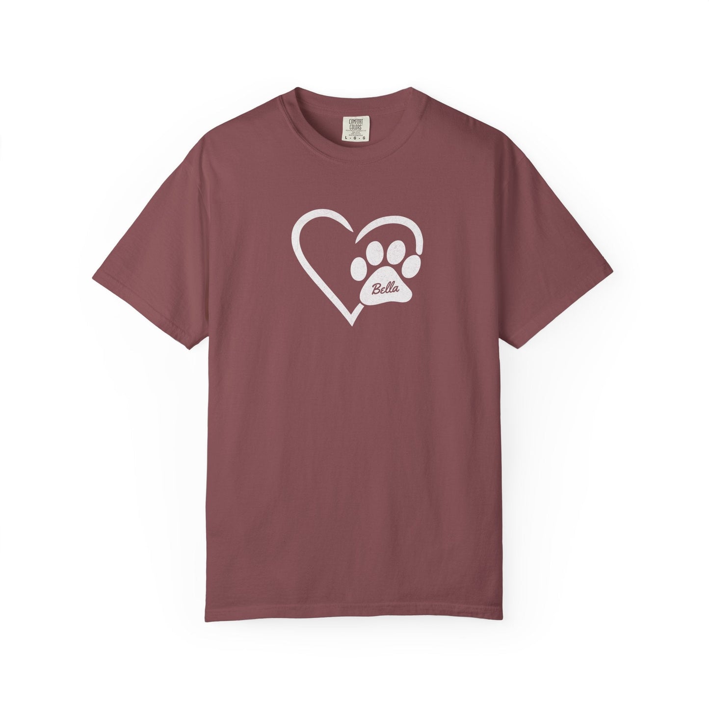Custom Heart Text T Shirt #1