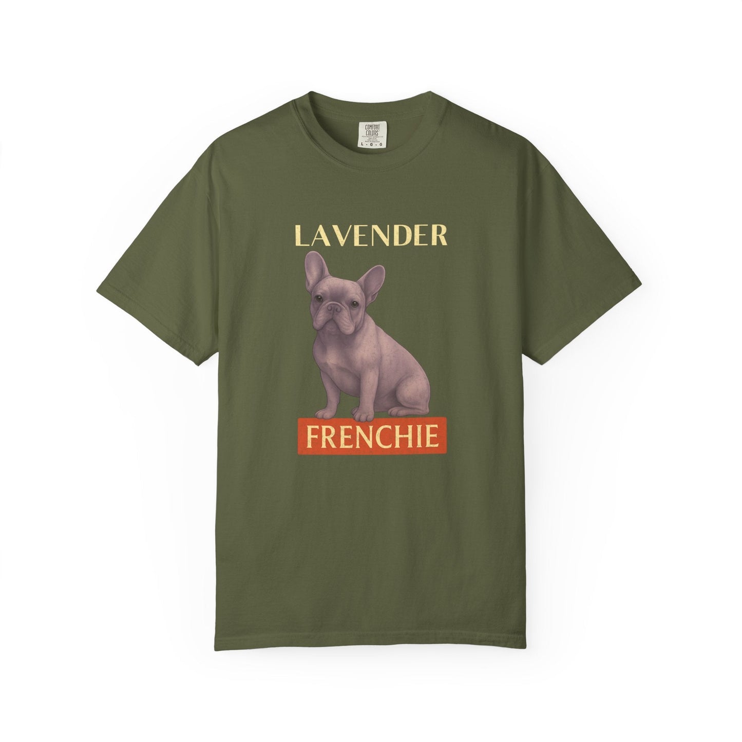 Lavender Frenchie T Shirt