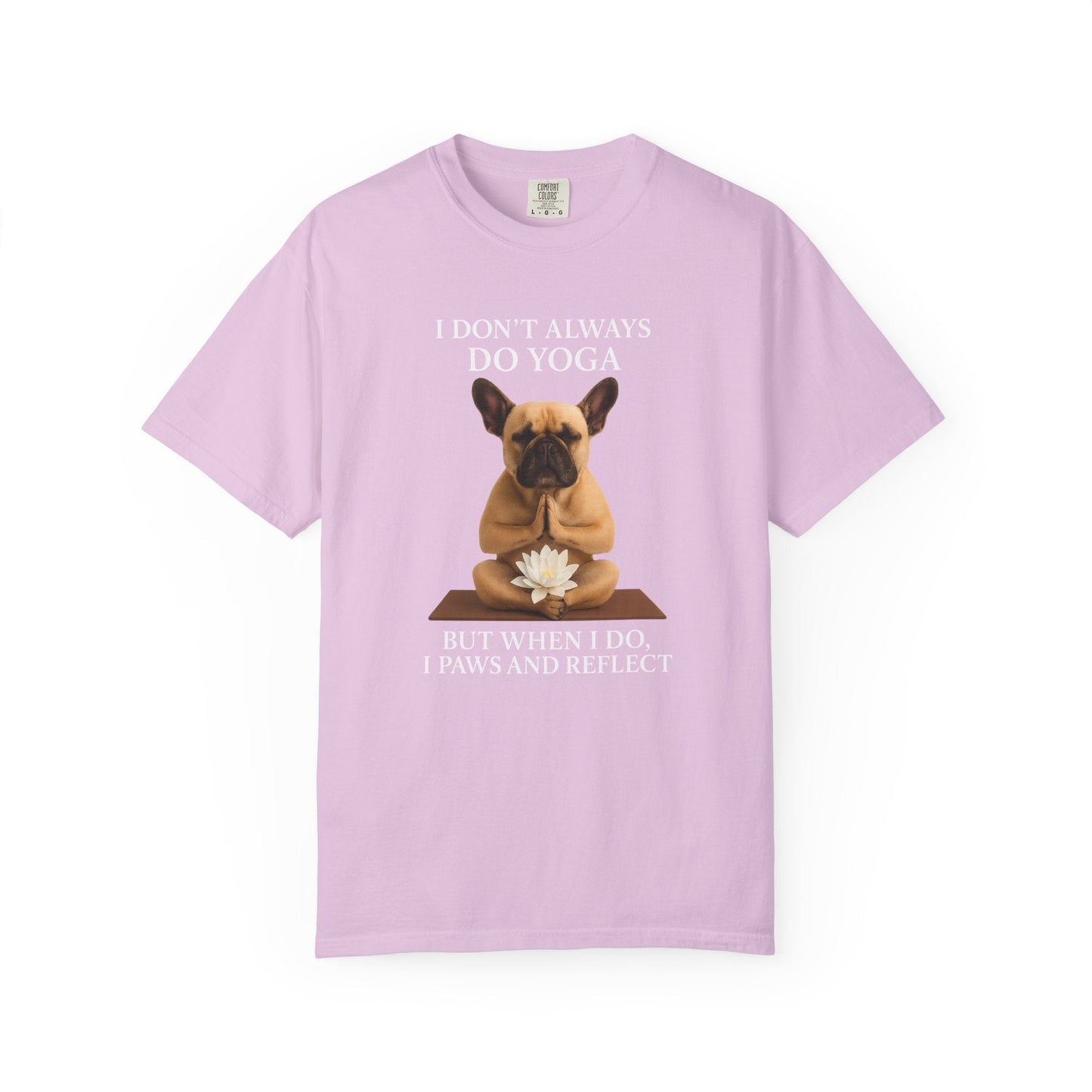 Frenchie Yoga T Shirt #1