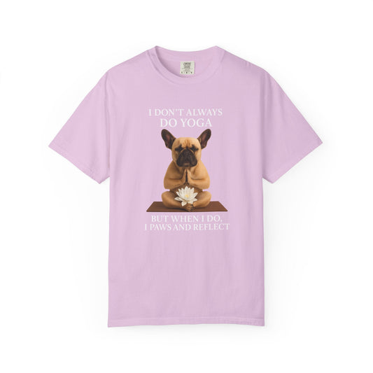 Frenchie Yoga T Shirt #1