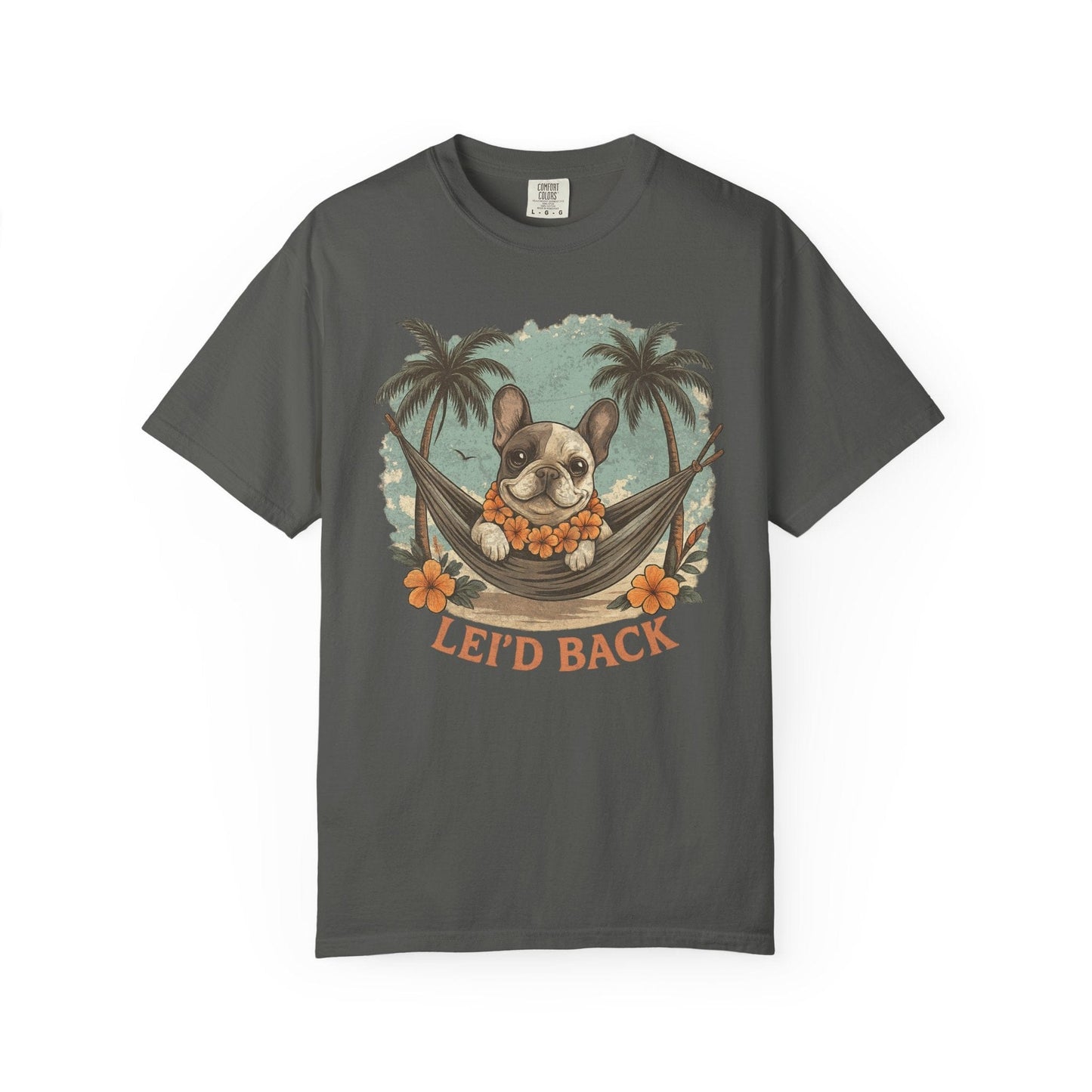 Tropical Frenchie T Shirt