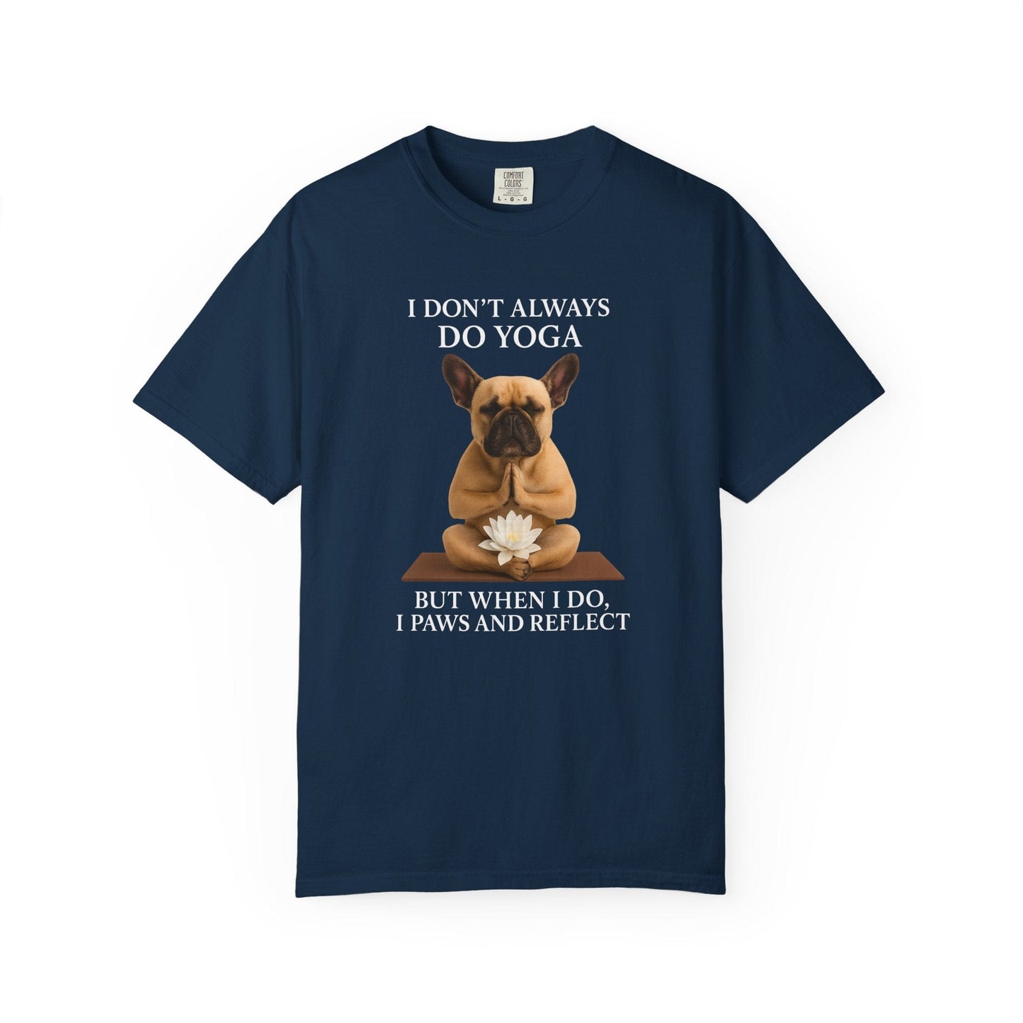Frenchie Yoga T Shirt #1