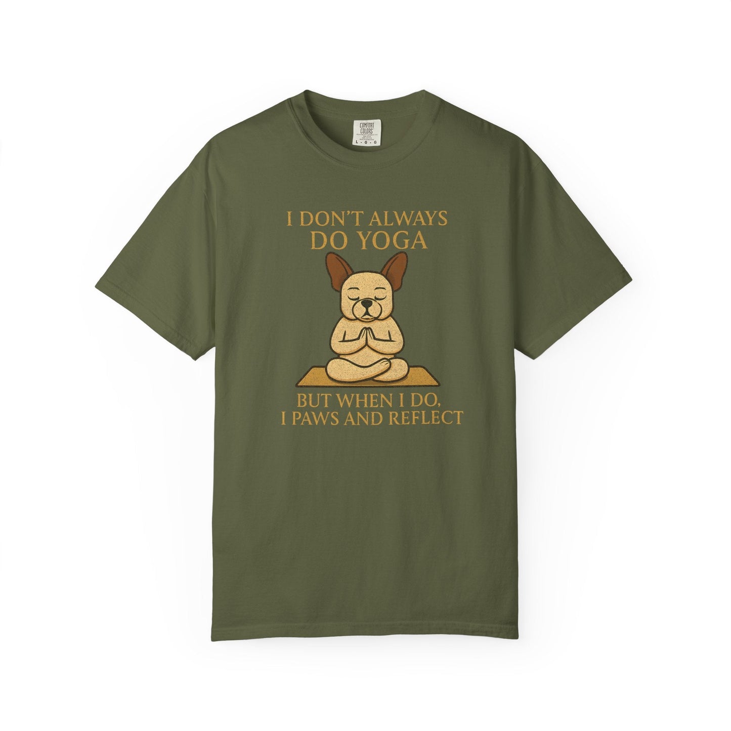Frenchie Yoga T Shirt #2