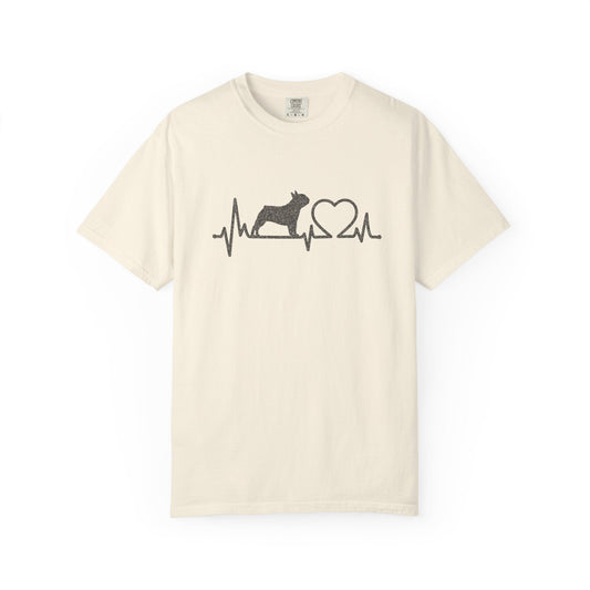 Frenchie Heartbeat T Shirt