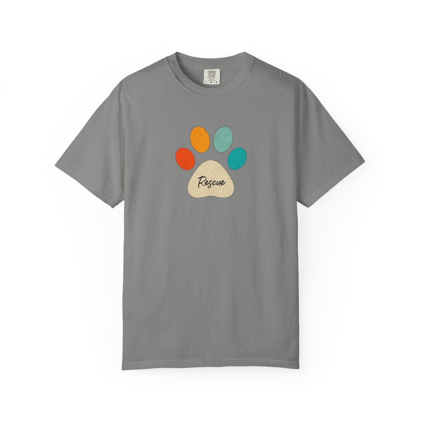 Frenchie Rescue Paw T Shirt