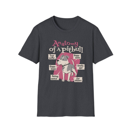 Anatomy of a Pitbull T Shirt