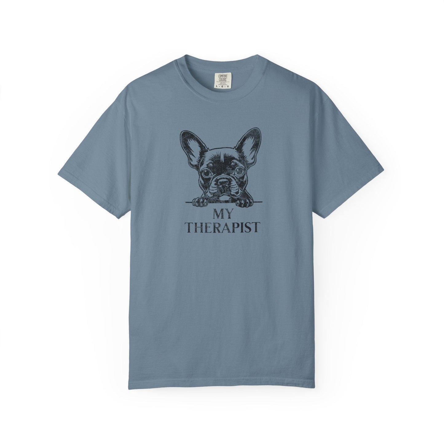 Frenchie Therapy T Shirt