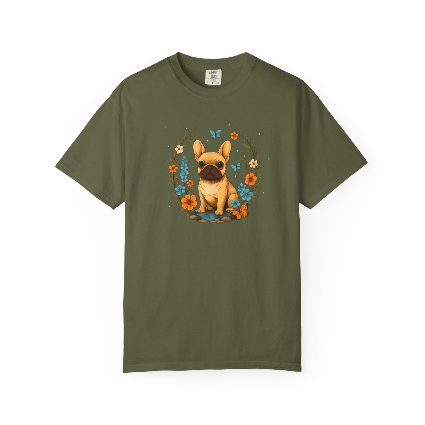Frenchie Garden T Shirt