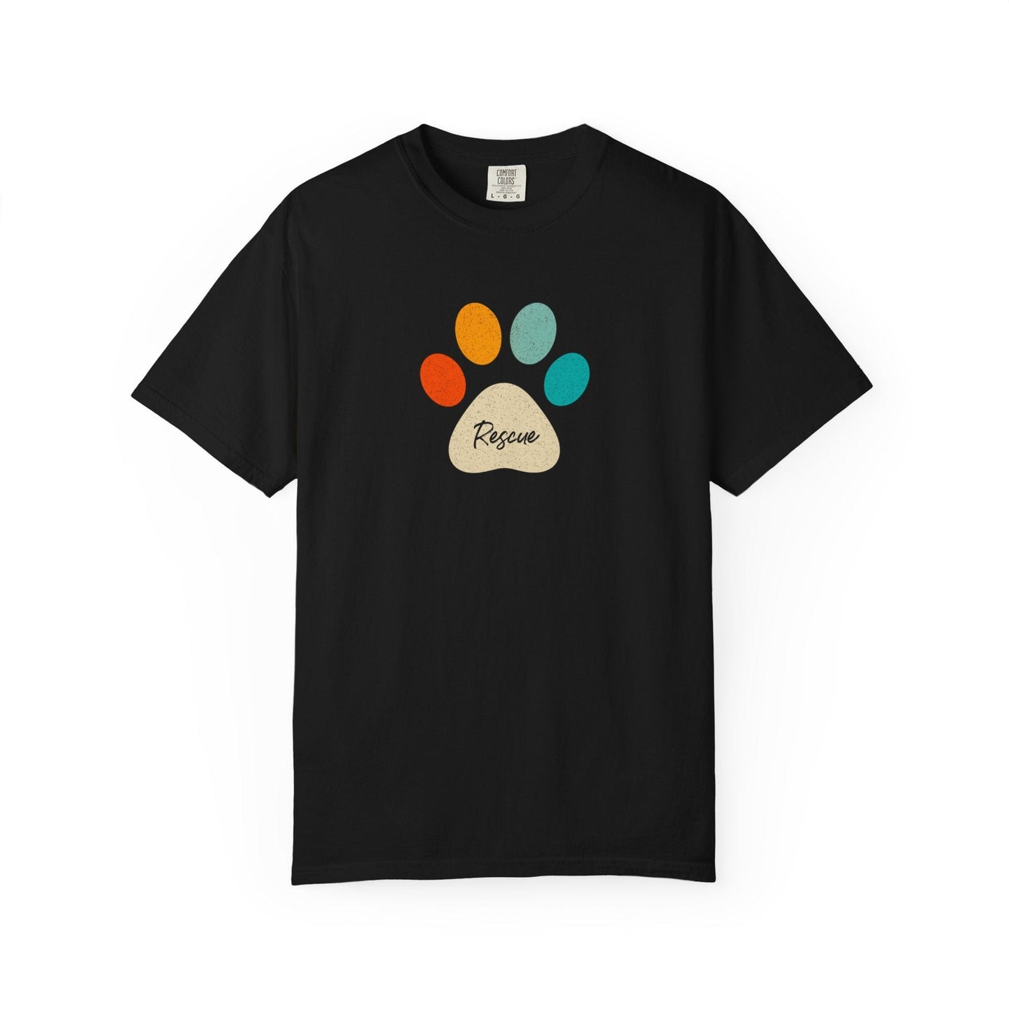 Frenchie Rescue Paw T Shirt
