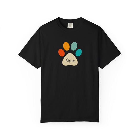 Frenchie Rescue Paw T Shirt