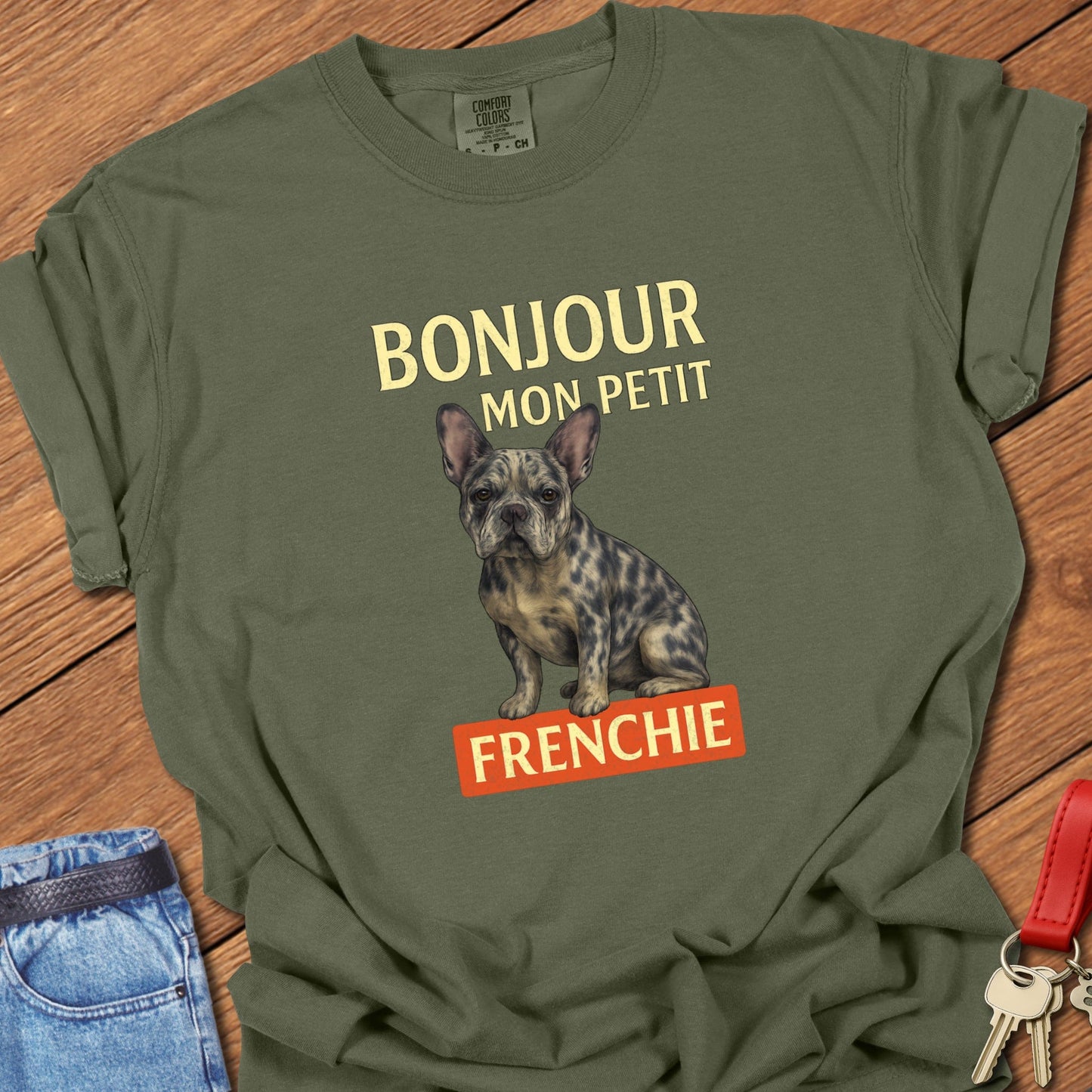 Art Deco Frenchie T Shirt
