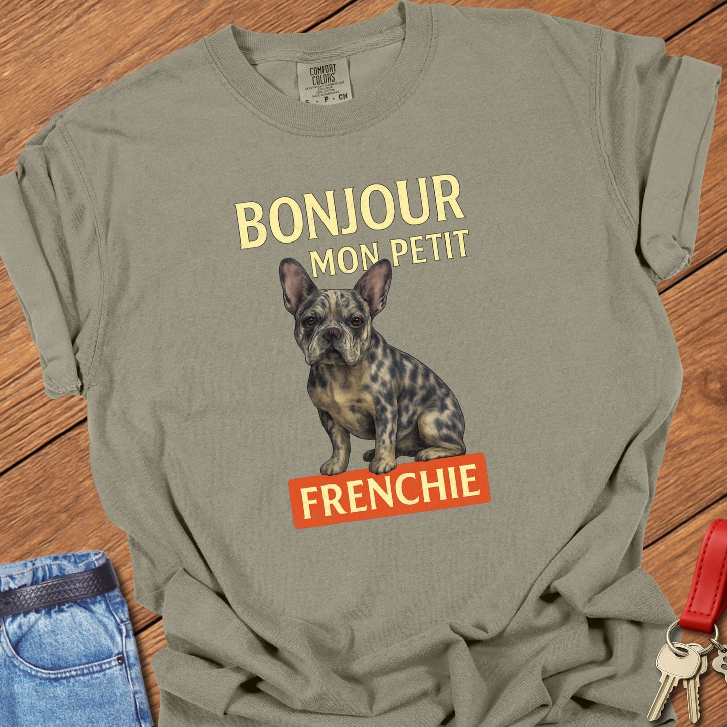 Art Deco Frenchie T Shirt