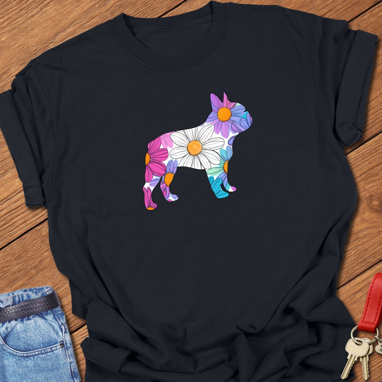 Blooming Frenchie T Shirt