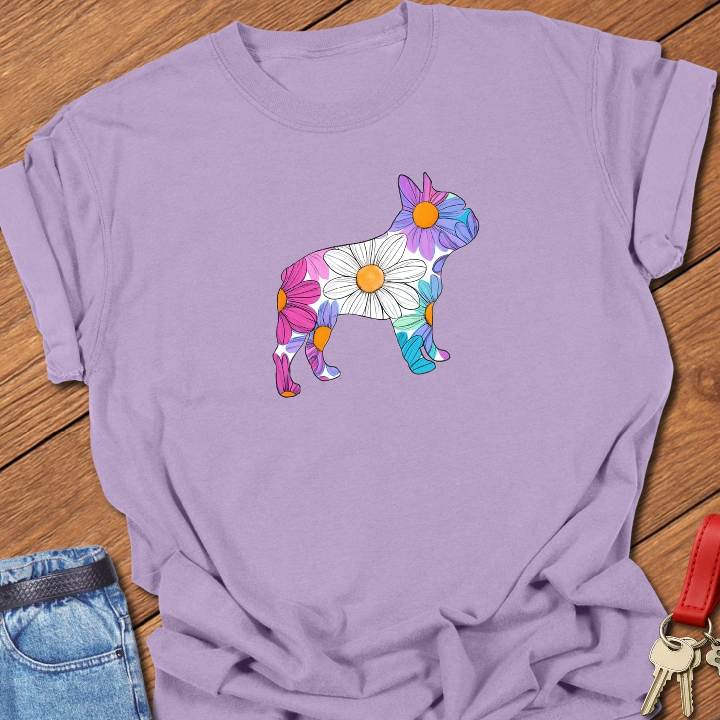Blooming Frenchie T Shirt