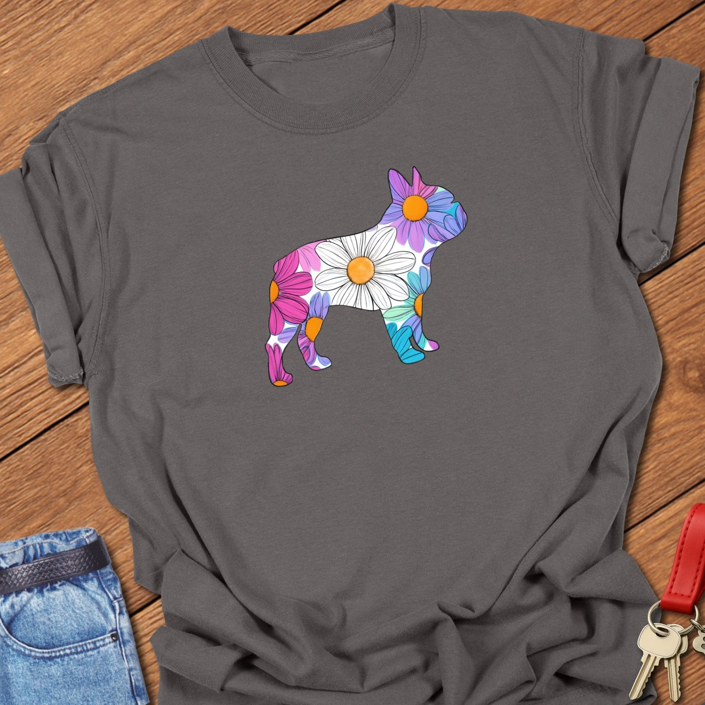 Blooming Frenchie T Shirt