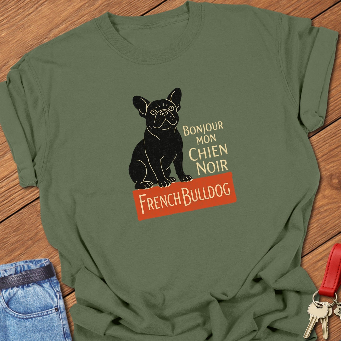 Bonjour Frenchie T Shirt