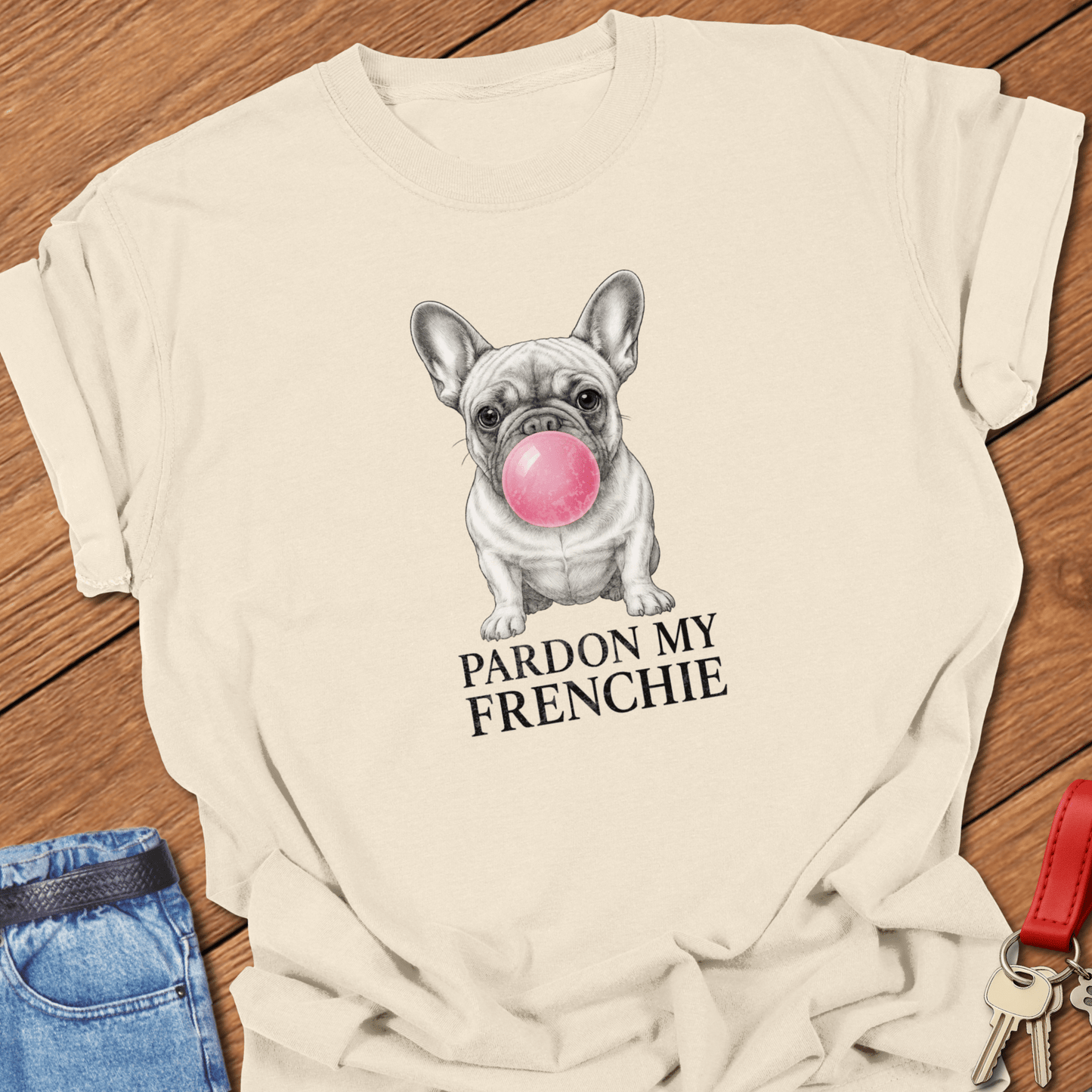 Frenchie Bubblegum T Shirt