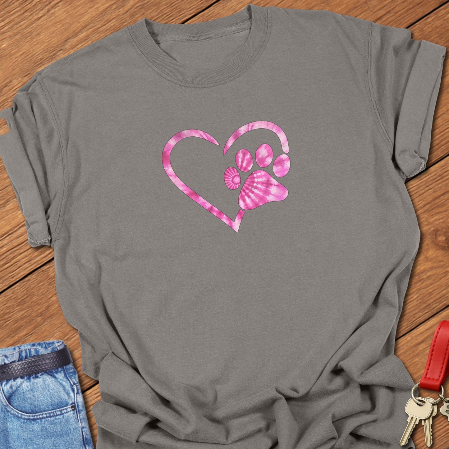 Frenchie Heart T Shirt