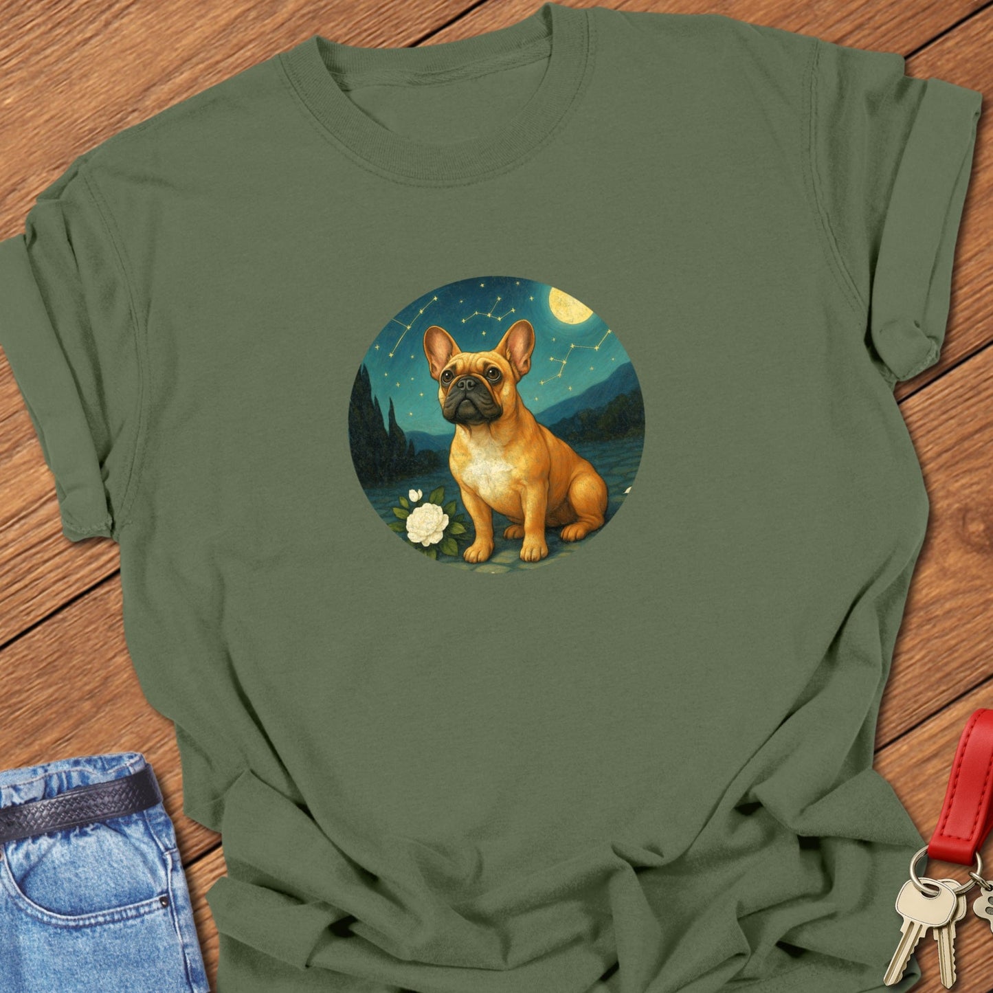 Frenchie Astronomy T Shirt
