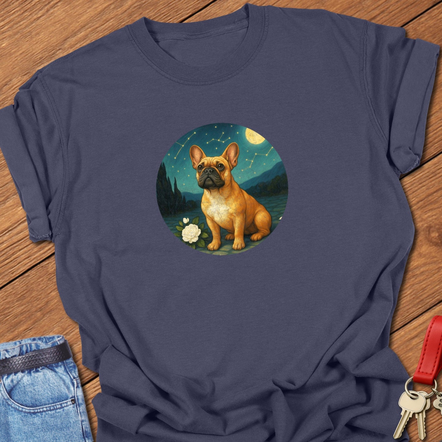 Frenchie Astronomy T Shirt
