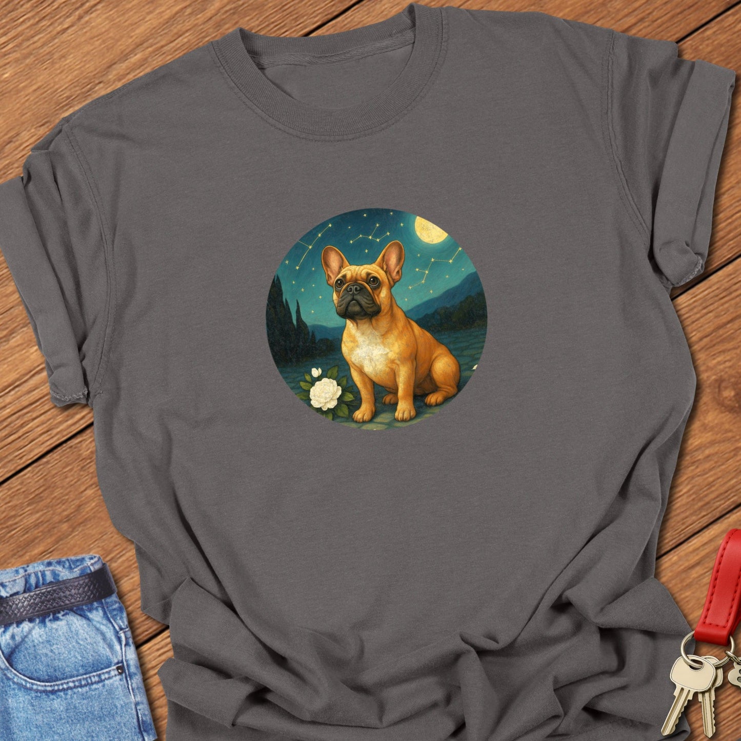 Frenchie Astronomy T Shirt