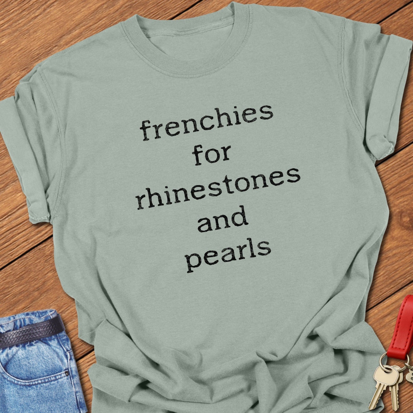 Frenchie Bling T Shirt