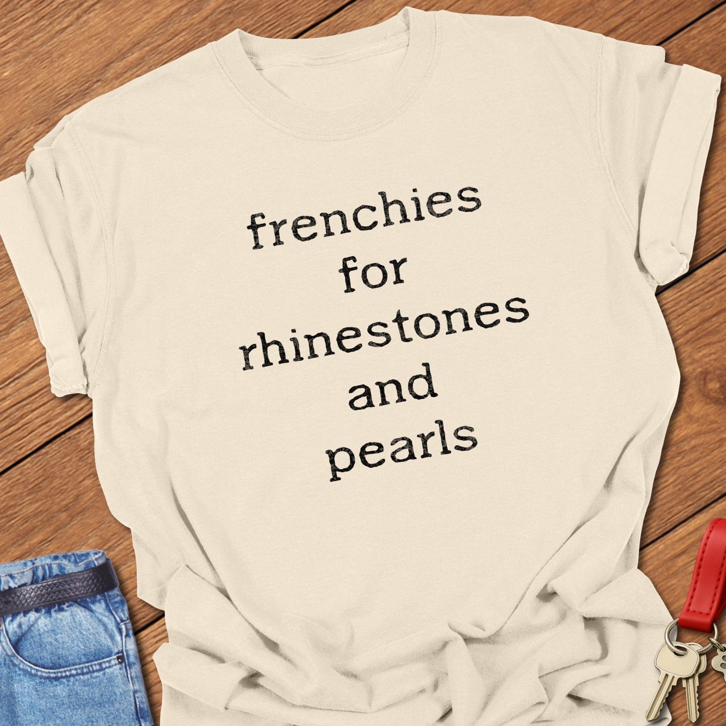 Frenchie Bling T Shirt